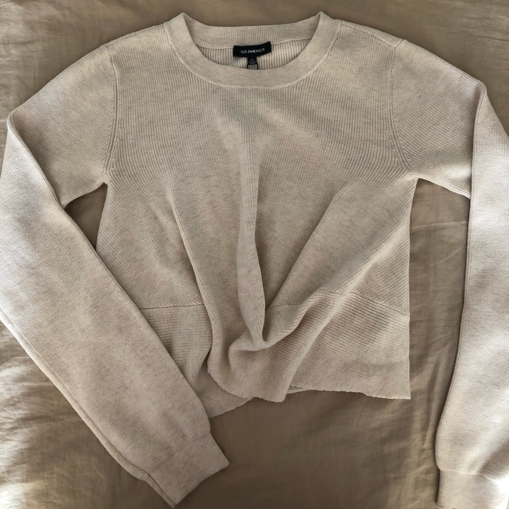 525 America Twist Front Pullover Sweater NWT